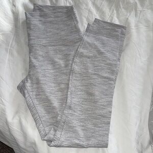 Lululemon Gray Striped Leggings